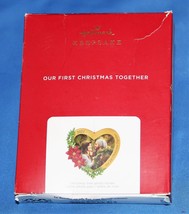 Hallmark Keepsake &quot;Our First Christmas Together &quot; Photo Holder 2021 NIB - £5.31 GBP