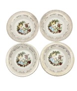 Triumph American Limoges China D&#39;or Set of 4 Bowls 22K Gold Trim Fiddle ... - £35.28 GBP