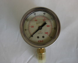 Hydraulic Pressure Gauge 1000PSI - $15.50