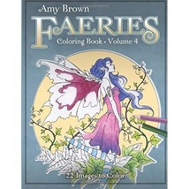 Amy Brown Faeries Coloring Book 4 Brown, Amy - £21.93 GBP