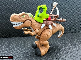 Fisher Price Dino Fortress Imaginext T-Rex Dinosaur 2014 Mattel 13&quot; Figure Works - £28.02 GBP