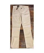 J.Crew Women Corduroy Beige Matchstick Skinny Straight Stretch Fit Sz 26... - $28.48