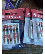 Singer Titanium Universal &amp; Ball Point Asst. Sewing Machine Needles #04996 - $17.07+