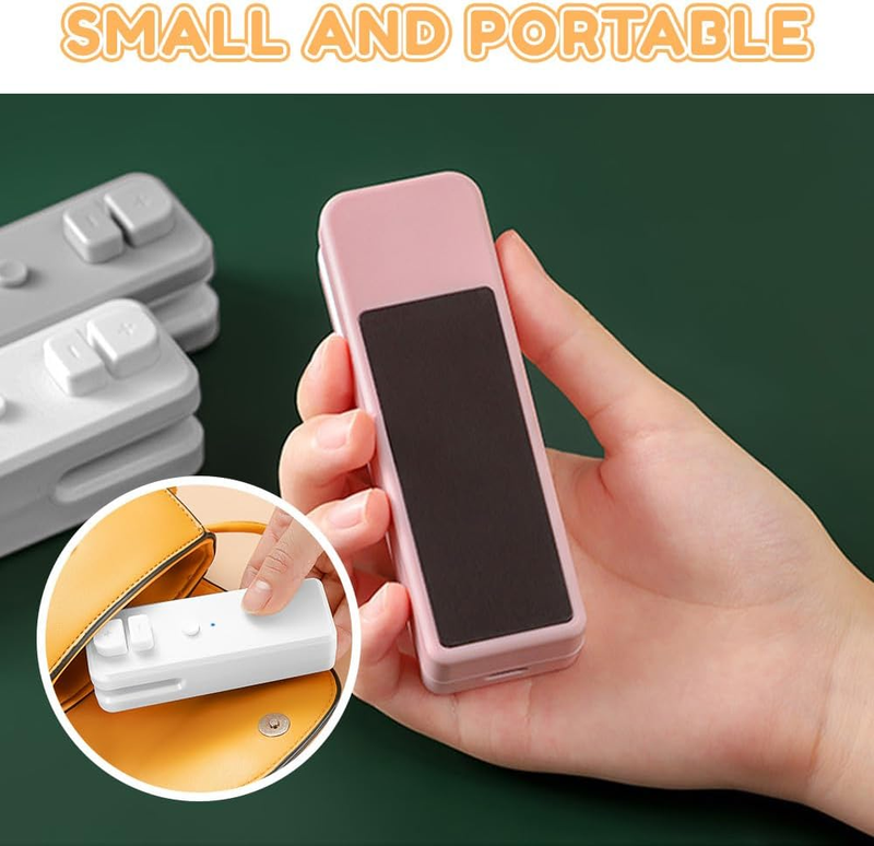 Mini Bag Sealer, 2025 Upgrade 2 in 1 Heat Sealer with Cutter USB Rechargeable Mi Item image 4