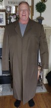 Bonelli Overcoat Style 2pc 46L Suit Coat &amp; 40x32 Pants Brown - £39.53 GBP