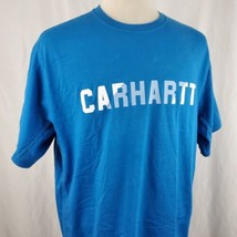 Carhartt Force Men&#39;s T-Shirt Size XL Relaxed Fit Cool Blue TK5203-M - £14.75 GBP