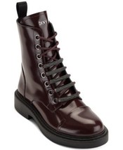 DKNY Womens Malaya Lace-Up Booties Bordeaux 7M - $46.00