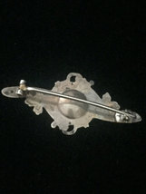 Victorian Pearl Inlaid Mourning Brooch/Bar Pin image 5