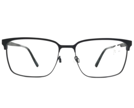 Joseph Abboud Eyeglasses Frames JA4096 001 BLACK Square Full Rim 56-17-145 - £51.53 GBP
