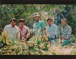 Beach Boys Signed Photo X4 - Brian Wilson, Mike Love, Bruce Johnston, &amp; Al Jardi - £382.82 GBP