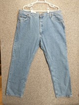 Wrangler Authentics Regular Fit Straight Leg Black Work Jeans Mens Pants... - £19.46 GBP