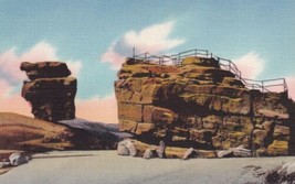 Balanced Steamboat Rocks Garden of the Gods Pikes Peak Colorado CO Postc... - £2.39 GBP