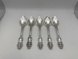 Set of 5 Reed &amp; Barton Silverplate KING FRANCIS Teaspoons - €60,37 EUR
