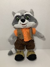 Fiesta 16” plush Great Wolf Lodge Oliver raccoon stuffed animal fishing vest - £11.60 GBP