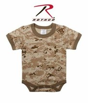 3T month Toddler One Piece DESERT DIGITAL CAMO Camoflauge Military Rothc... - £9.43 GBP
