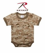 3T month Toddler One Piece DESERT DIGITAL CAMO Camoflauge Military Rothc... - £9.47 GBP