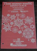 I Saw Mommy Kissing Santa Claus, Tommie Conner 1989, SHEET MUSIC - £5.52 GBP