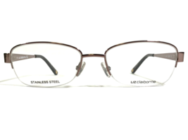 Liz Claiborne Eyeglasses Frames L611 01B8 Brown Rectangular Half Rim 52-... - $46.57