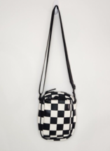 Urban Outfitters Black &amp; White Checkered Crossbody Festival Bag Purse - $20.00