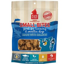 Plato Dog Small Bites Grain Free Salmon 2.5oz. - £6.32 GBP