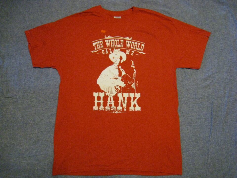 Hank Williams T-shirt Tshirt T Shirt The Whole World Calls On Me - $270.41