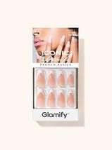 ABNY ICONIC FRENCH GLAMIFY 24 PRESS-ON NAILS COFFIN LONG #NTIF13 - $4.99