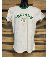 World Soccer Ireland Embroidered T-Shirt Men&#39;s Size Medium KG JD - $181.90 MXN