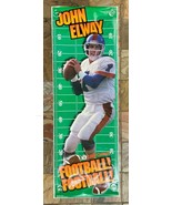 JOHN ELWAY HUGE 6 FT+ 75x26 POSTER 1996 DENVER BRONCOS LITTLE CAESARS - $532.95 MXN