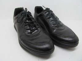 Ecco Danish Design Mens Black Leather Oxford Sneakers Size US 11 EUR 45 - £38.55 GBP