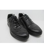 Ecco Danish Design Mens Black Leather Oxford Sneakers Size US 11 EUR 45 - £39.16 GBP