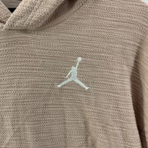 Air Jordan Sweatshirt Womens Sz M Pink Pullover Textured Hoodie - £31.72 GBP