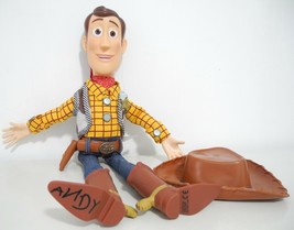 Lovely Disney Toy Story Movie Plush Cowboy Woody 16 inch Talking Doll (90% new) - £24.35 GBP