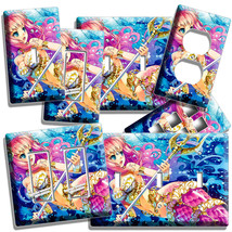 Cute Little Anime Manga Mermaid Girl Light Switch Outlet Wall Plate Hd Art Decor - £9.58 GBP+