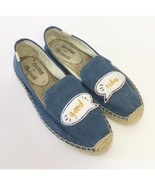Madewell x Soludos Good Vibes Smoking Slippers Espadrilles Size 8 Blue - $1,130.75 MXN