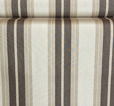 Sunbrella Shade Outdoor Waterproof Fabric Chocolate Chip Fancy 4776 47&quot; Wide Bty - £9.15 GBP