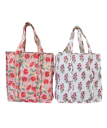 Quilted Large Shopping Bag Women Daily Use Shoulder Bag Eco Friendly Tra... - $33.31 CAD