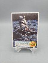 1970 Man on the Moon Footprints on the Moon! #82 of 99 Puzzle Cards - £5.19 GBP
