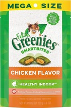 (10 + 1) Greenies Feline Smartbites Healthy Indoor Treats Chicken 3/24 *... - £31.60 GBP