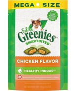 (10 + 1) Greenies Feline Smartbites Healthy Indoor Treats Chicken 3/24 *... - $53.77 CAD