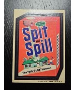 Topps Wacky Packages 3rd Series 1973 Spit And Spill Tan Back Parody Sticker - $27.12 CAD