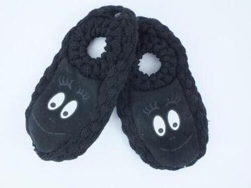 Primary image for Black Slippers with Eyes, Non-slip Shoes 15cm