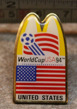McDonalds World Cup USA 1994 94 Soccer Employee Collectible Pinback Pin Button - $11.05