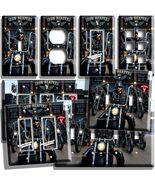 MC BIKER GANG MOTORCYCLE  CLUB SKULL LIGHT SWITCH OUTLET WALL PLATE GARA... - $9.99+