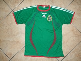 soccer shirt boys/youth size medium green mexico - $21.00