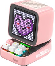 Pink 16X16 Led App-Controlled Front Screen And Retro Pixel Art, Divoom Ditoo. - $85.97