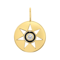 Enamel Sun Medallion Charm - €1.132,56 EUR