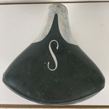 Vintage Schwinn S Seat Saddle Mesinger Deluxe Mattress Green 1960s - $26.59