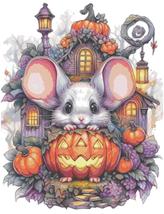Counted Cross Stitch patterns/ Mouse Home and Pumpkin/ Halloween 54 - £7.05 GBP