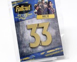 Fallout Vault 33 Collectible Enamel Metal Pin Figure Antique Gold Sandbl... - £15.62 GBP