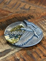 Oregon Bald Eagle 3D Siskiyou Pewter Color US Belt Buckle - £23.35 GBP